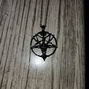 Goat Head Pentagram Necklace